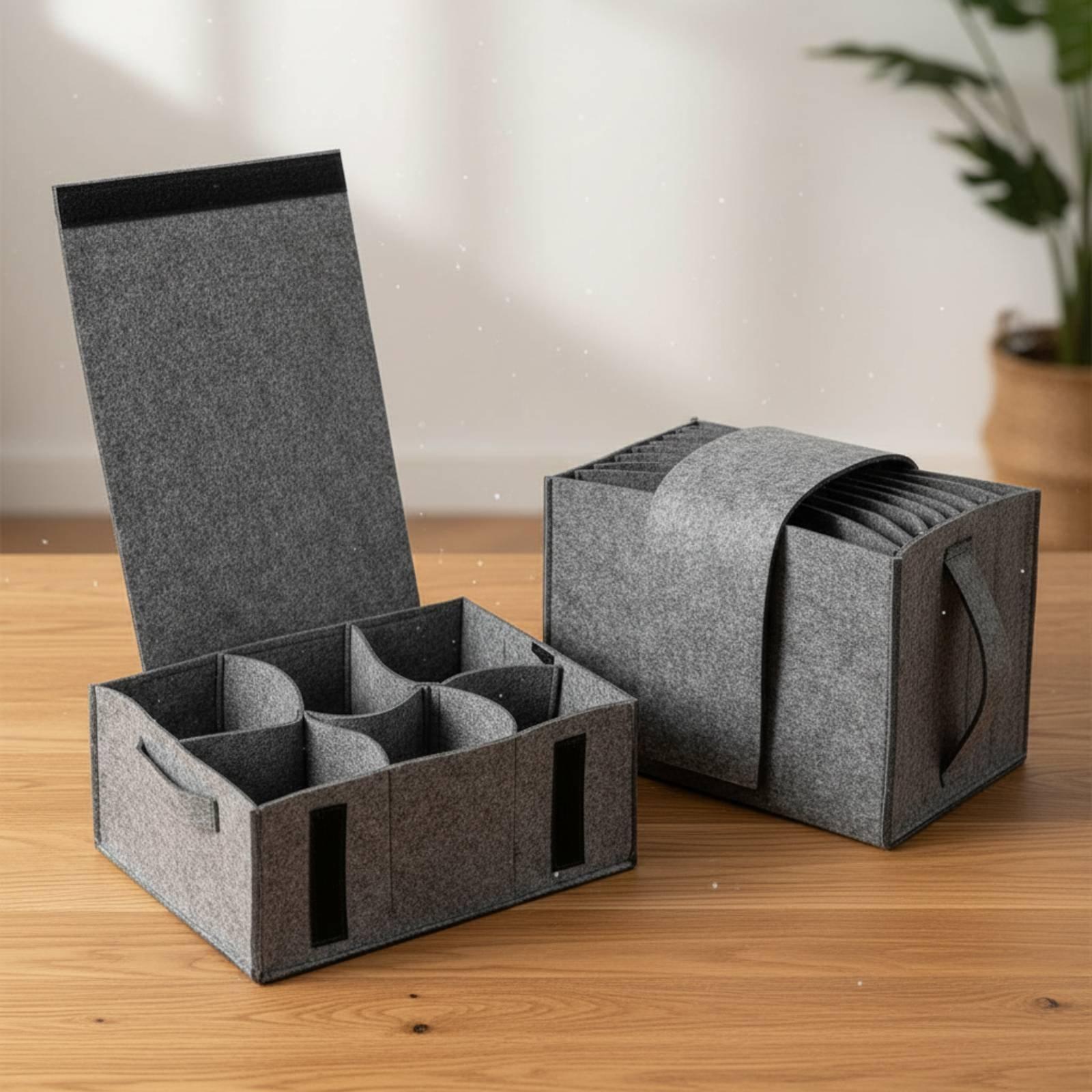 Coffee Equipment - Huishoudelijke vilten opbergtas, draagbare bestekhouder, kampeergereedschap