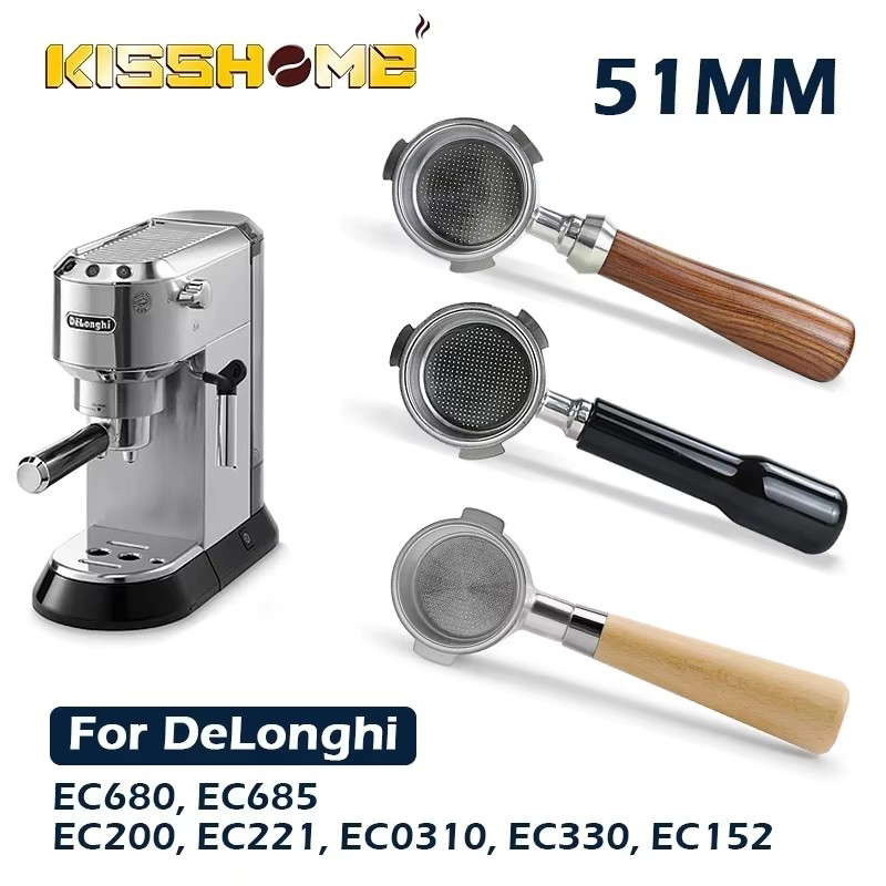 Delonghi Espresso Magnifica - Koffie Bodemloze Filterhouder 51MM Voor Delonghi