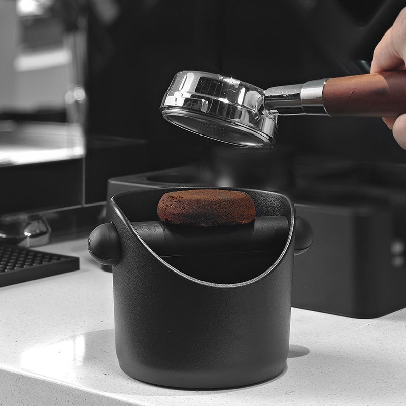 Coffee Shop Equipment - Schokabsorberende Koffie Klop Box Antislip Espresso