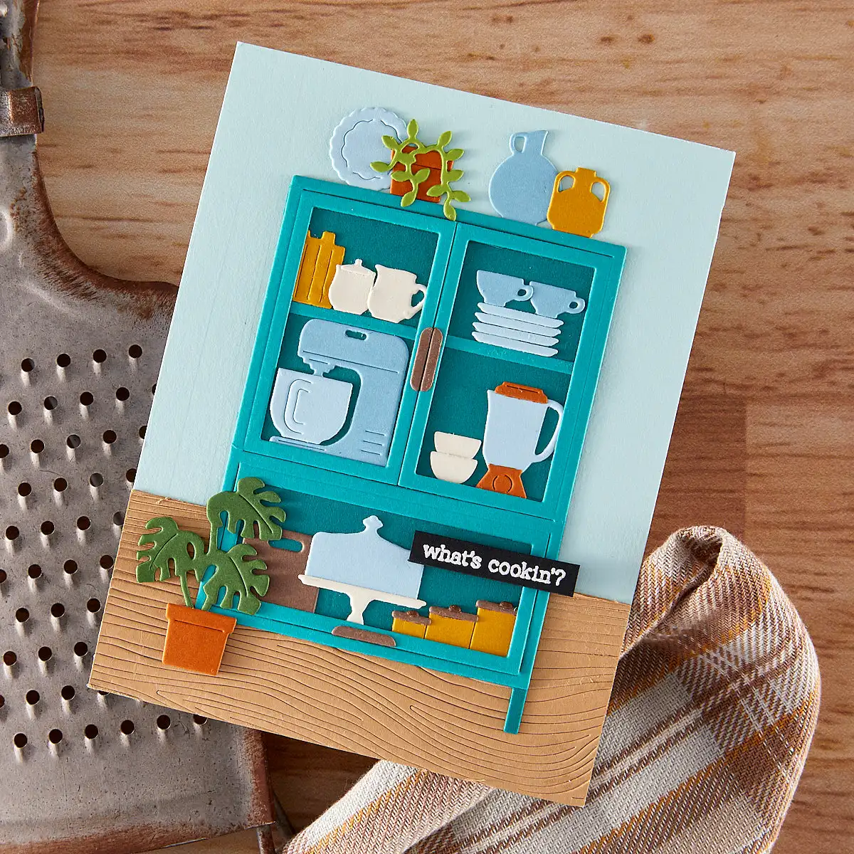 Coffee Van Equipment - Koffiemachine Metalen Stansmessen Retro Regenboog Stencil