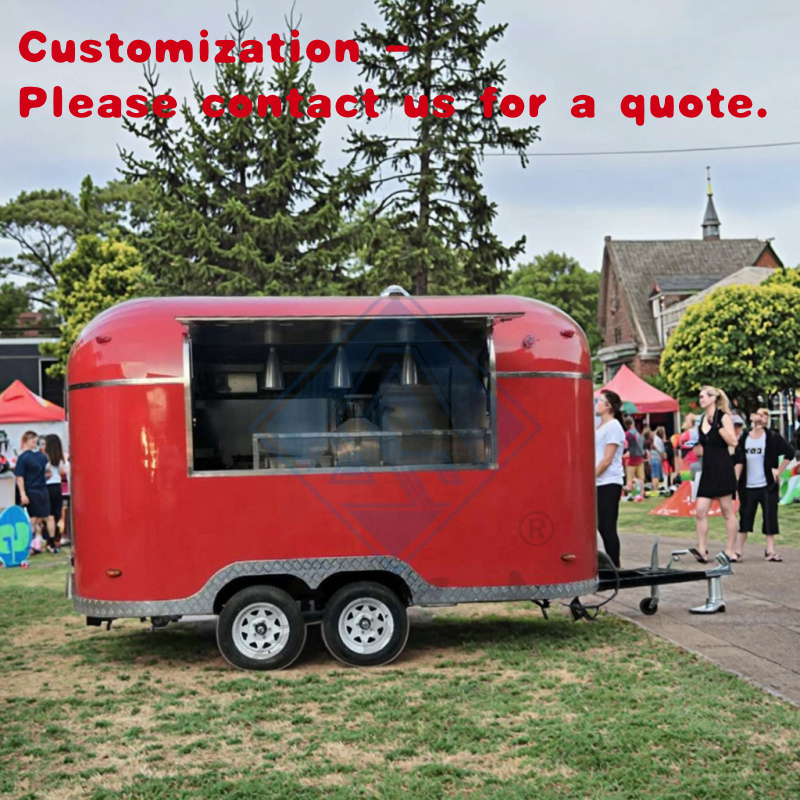 Coffee Shop Equipment - custom.Grote voedselaanhangwagen Volledige keuken Koffieshop Pizza