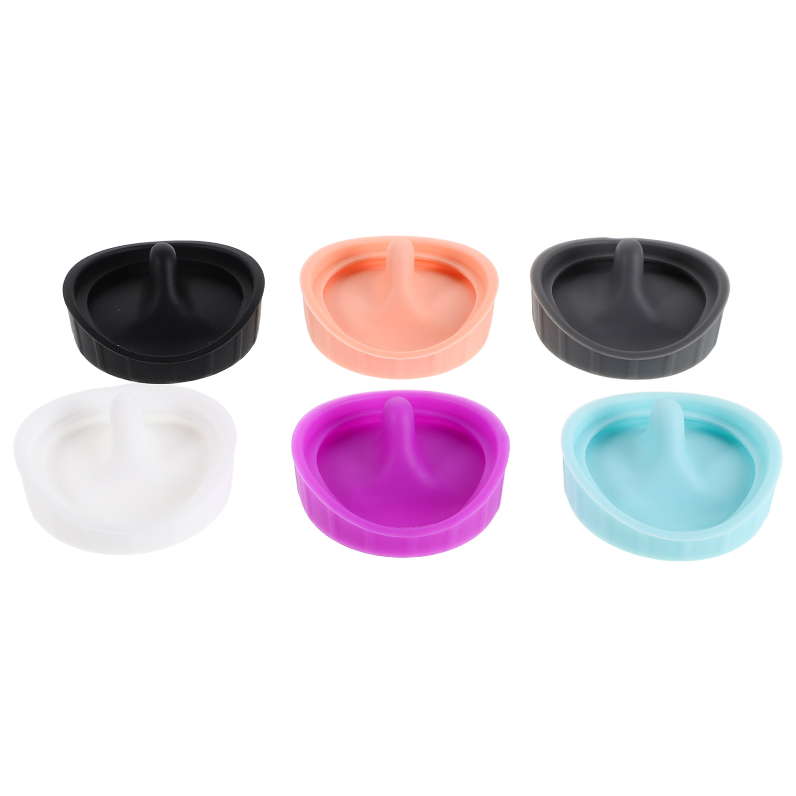 Bean Hopper Lid - 6 stuks siliconen flesmondstopper lekvrije uitlooppakking