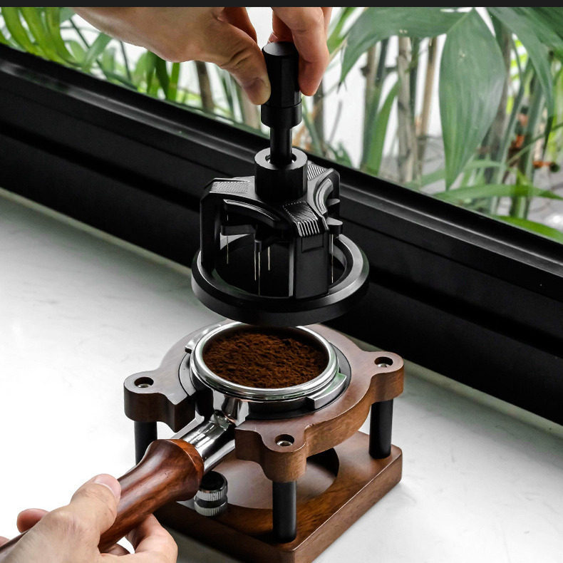 Espresso Tamper Set - 51/53/58mm Koffie WDT Tool Magnetische Basis