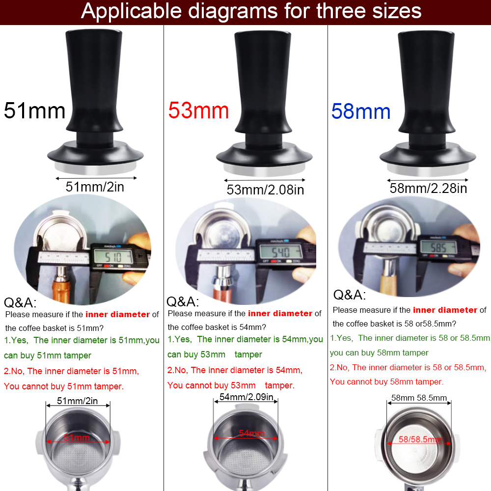 51/53/58mm Espresso Sabotage,  - Espresso Tamper Set recensie en prijs