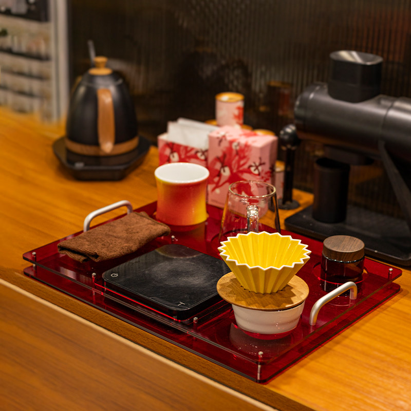 Acryl koffieplateau, gebruikt  - Coffee Equipment For Cafe recensie en prijs