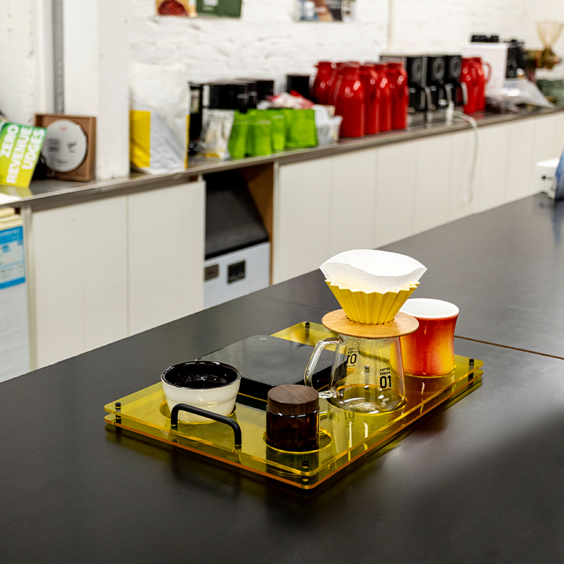 Acryl koffieplateau, gebruikt  - Coffee Equipment For Cafe recensie en prijs