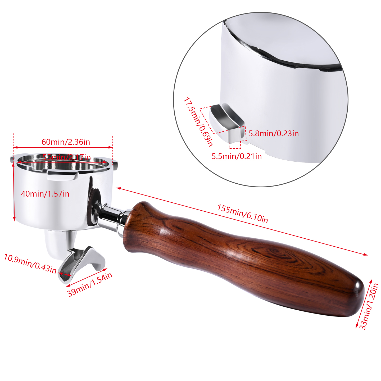 51mm dubbele uitloop koffiefil - Coffee Equipment recensie en prijs