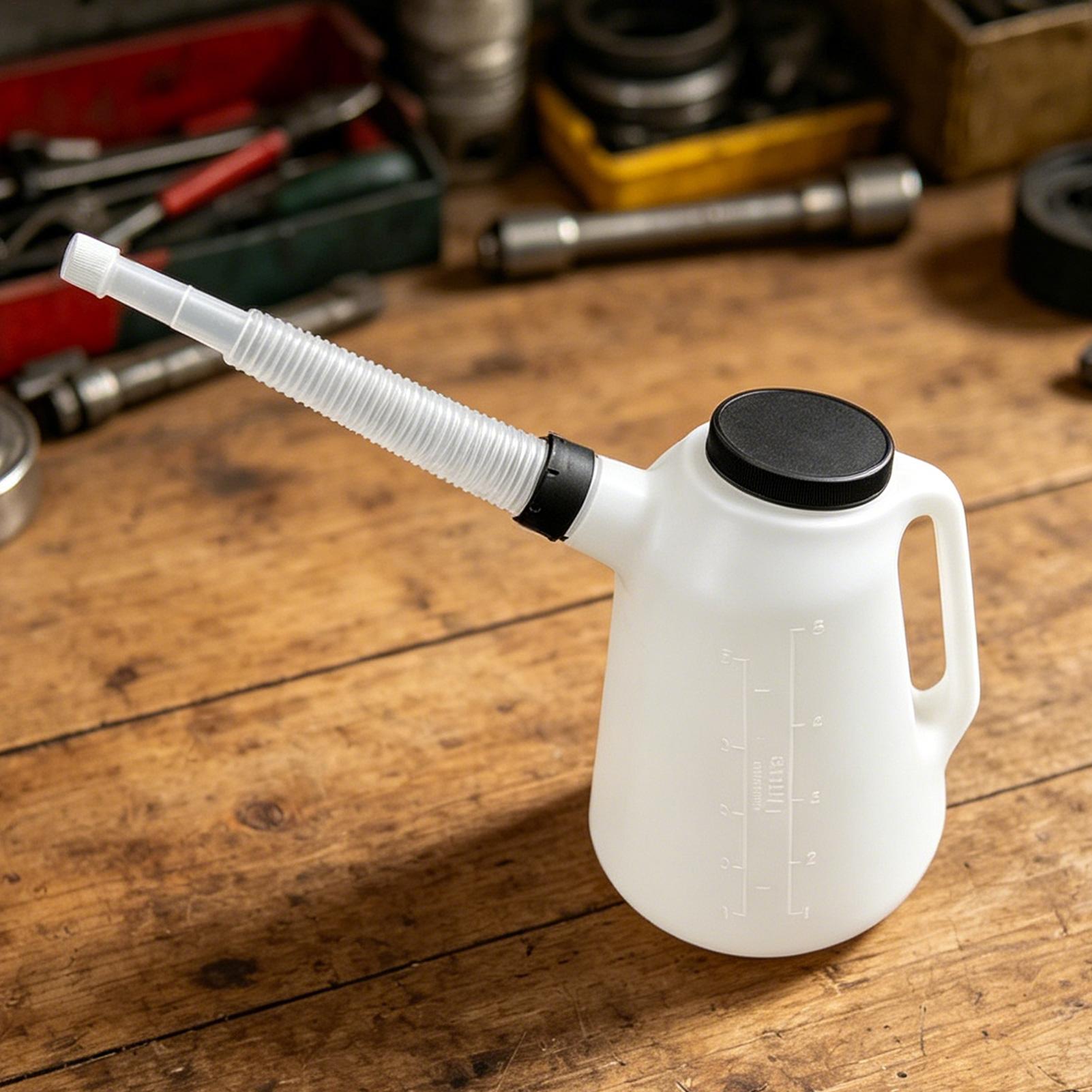 Nieuwe 5L oliebeker met tuit e - Bean Hopper Lid recensie en prijs