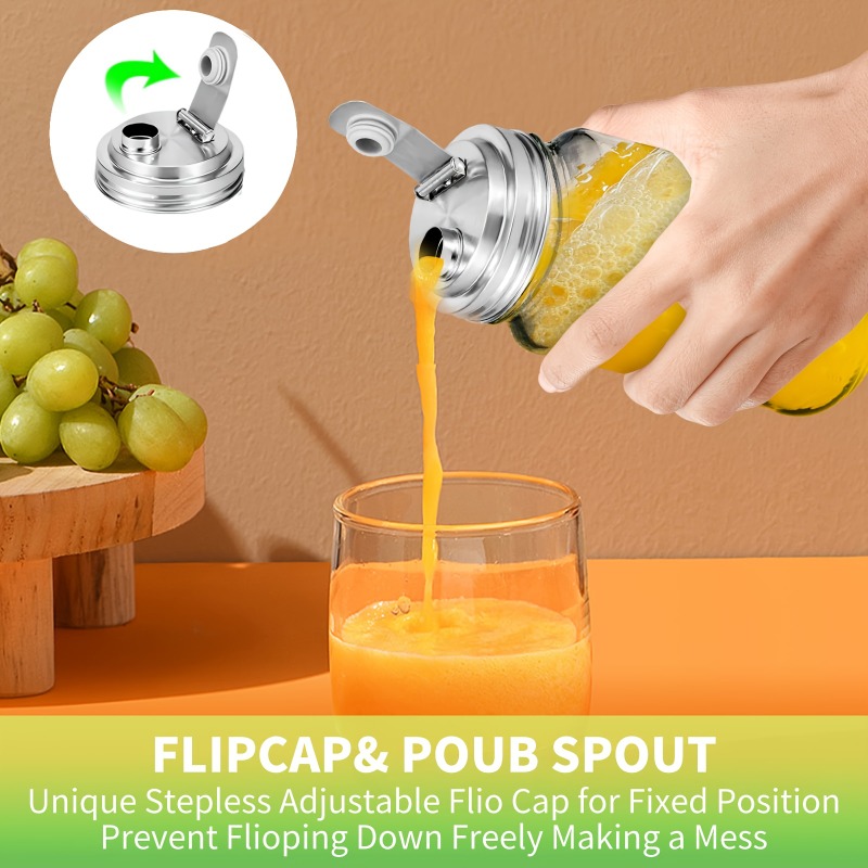 1/2 Pak Mason Jar RVS giettuit - Bean Hopper Lid recensie en prijs