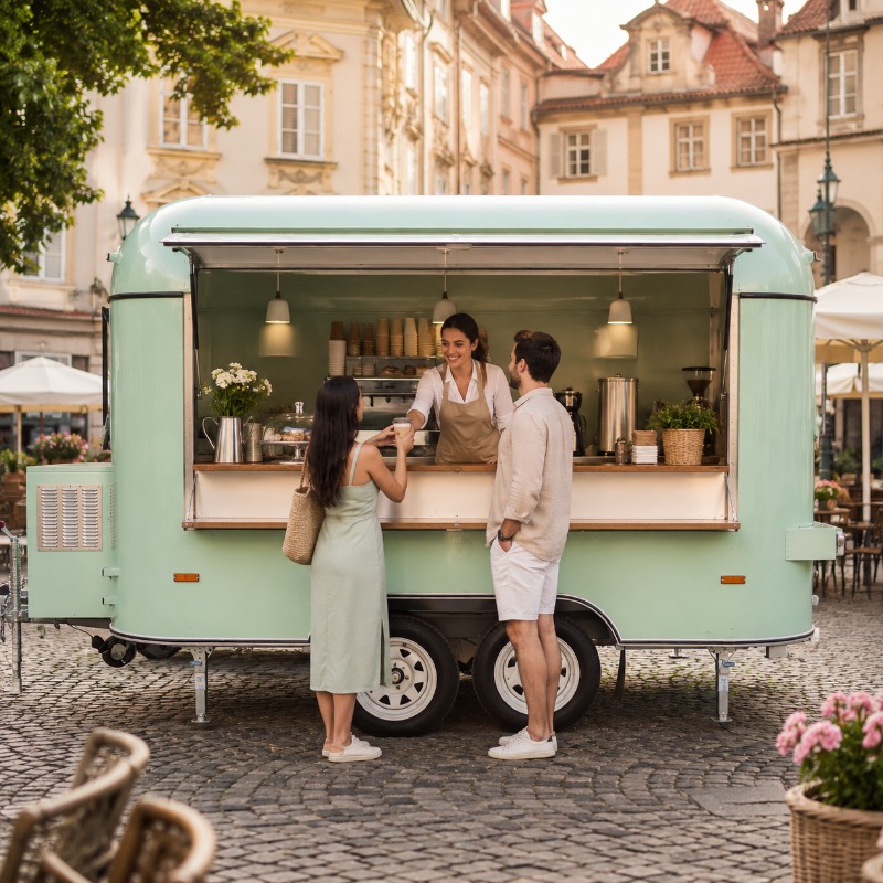 Foodtruck Mobiel met Keuken, S - Mobile Coffee Van Equipment recensie en prijs