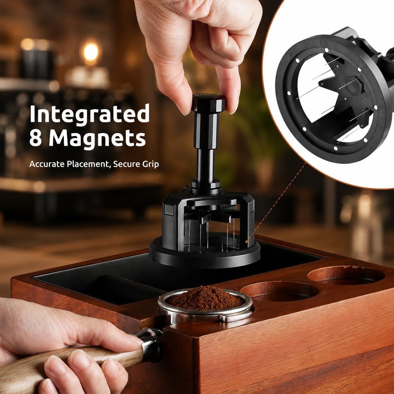 51/53/58mm Koffie WDT Tool Mag - Espresso Tamper Set recensie en prijs